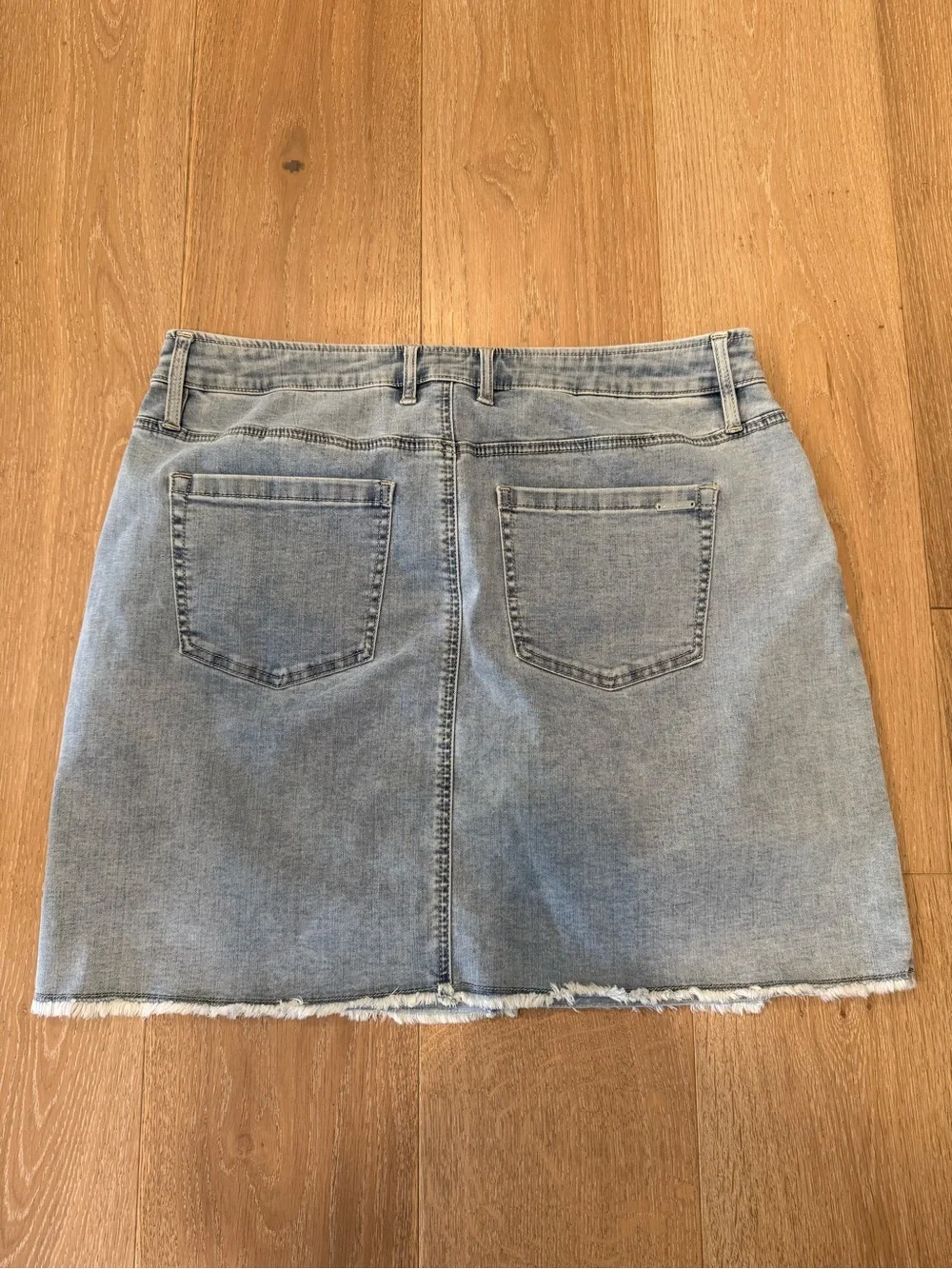 Tommy Bahama Baracay Indigo Raw Edge Skirt - Picture 4 of 7